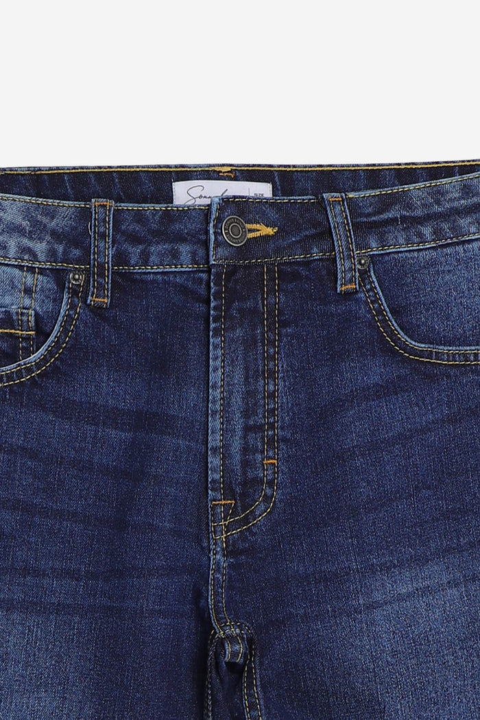 DENIM REGULAR FIT BLEU