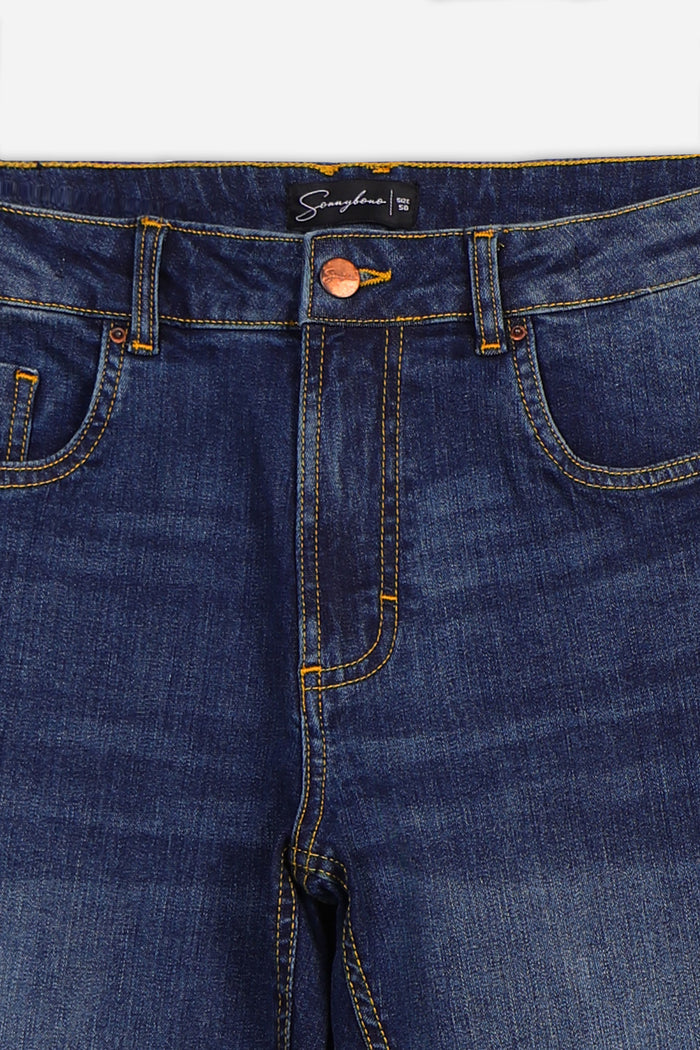 DENIM REGULAR FIT BLEU