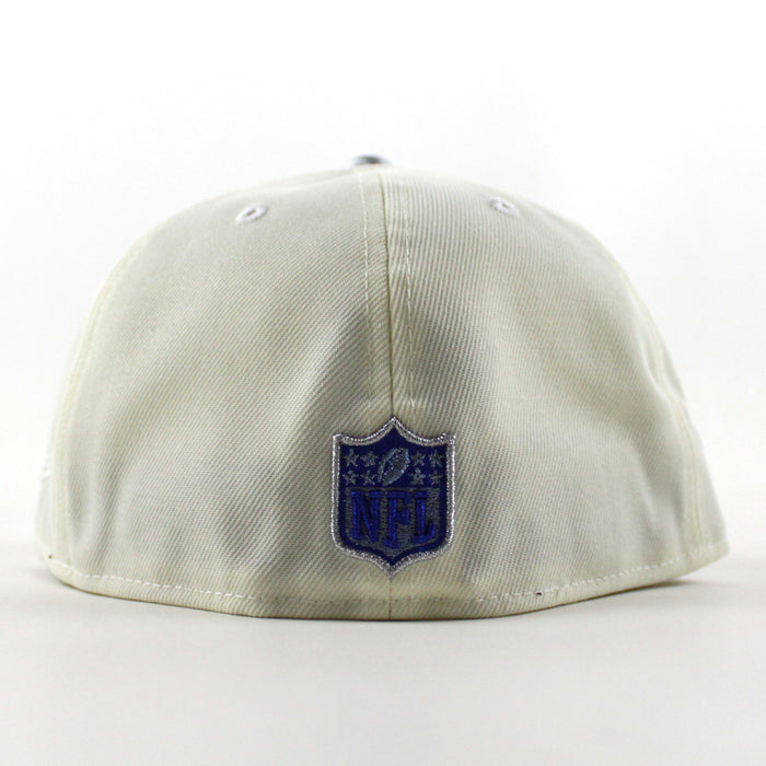 Denver Broncos Kick Off 1994 New Era 59Fifty Fitted Hat (Chrome White Black Gray Under Brim)