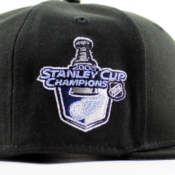 Detroit Red Wings Stanley Cup Champions New Era 59Fifty Fitted Hat (Black Gray Under brim)