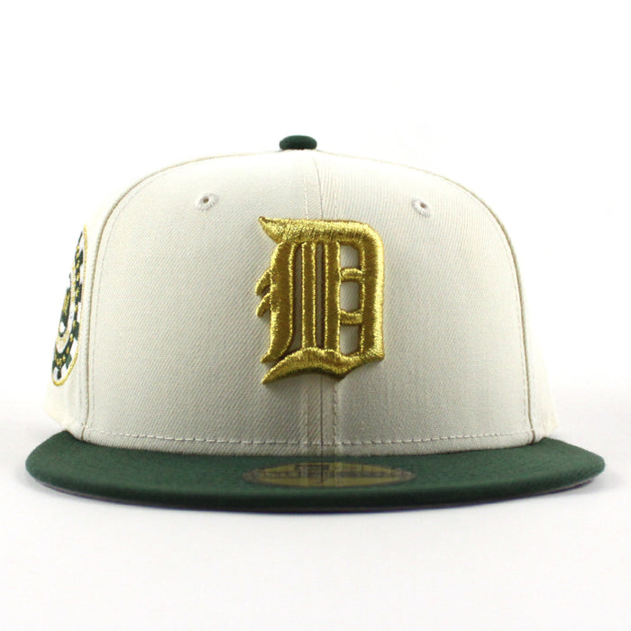 Detroit Tigers 1942 All Star Game Poker Chip New Era 59Fifty Fitted Hat (Chrome White Mountain Green Gray Under Brim)