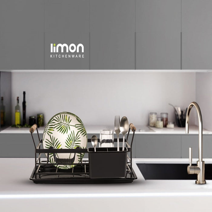 DISH RACK WITH WOODEN HANDLES 1 FLOOR 2080