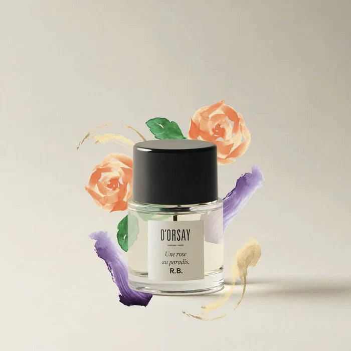 D'Orsay EAU DE PARFUM, Une rose au paradis. R.B.