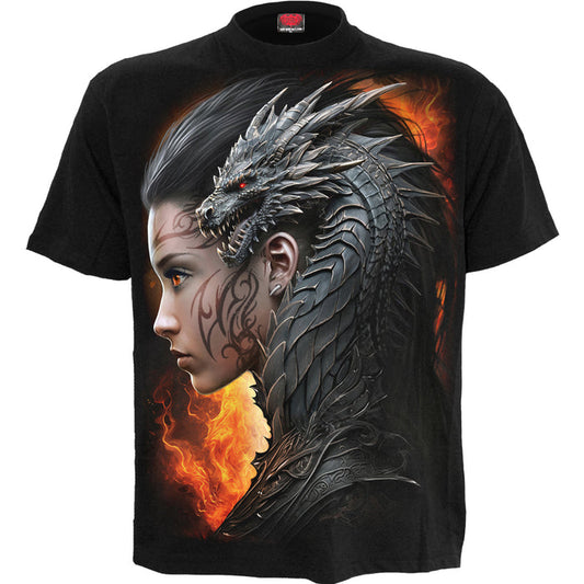 DRACO QUEEN - T-Shirt Black