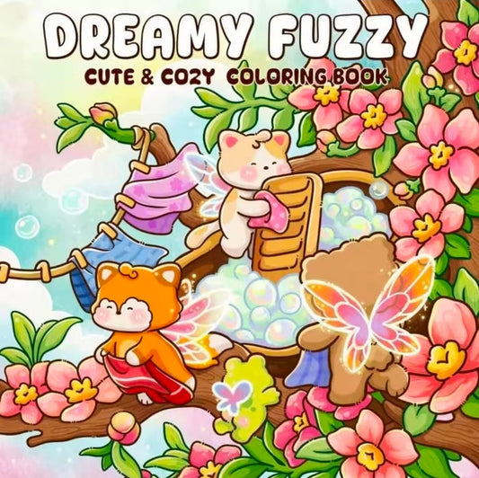 Dreamy Fuzzy Colouring Book