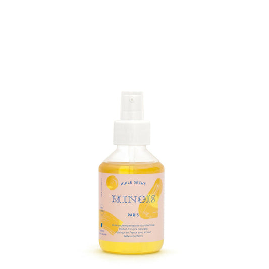 Minois Dry Oil for both body and hair.