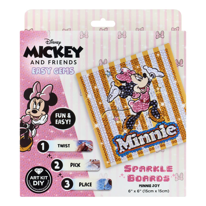 Easy Gem™ Sparkle Boards – Minnie™ Joy - Diamond Art Club DIY Kit