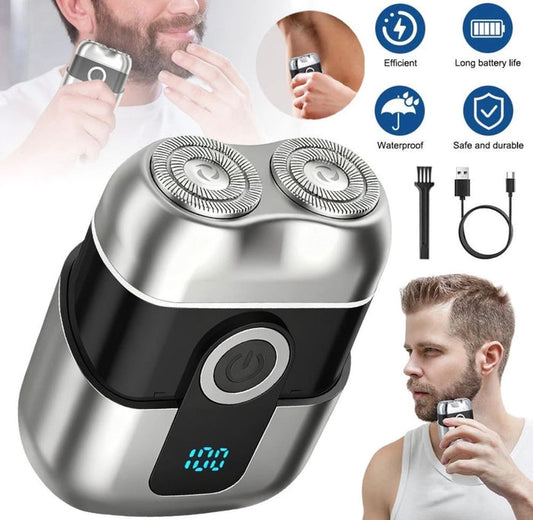 Electric Shaver With LCD Screen Magnetic Blade Head USB Rechargeable