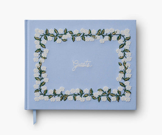 Embroidered Guest Book