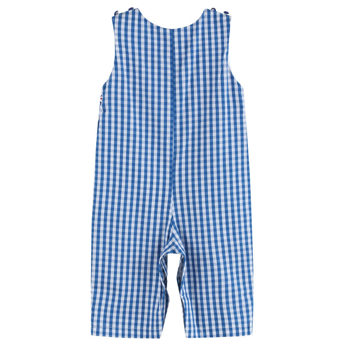 Emergency Vehicle Smocked Overalls: 18-24M