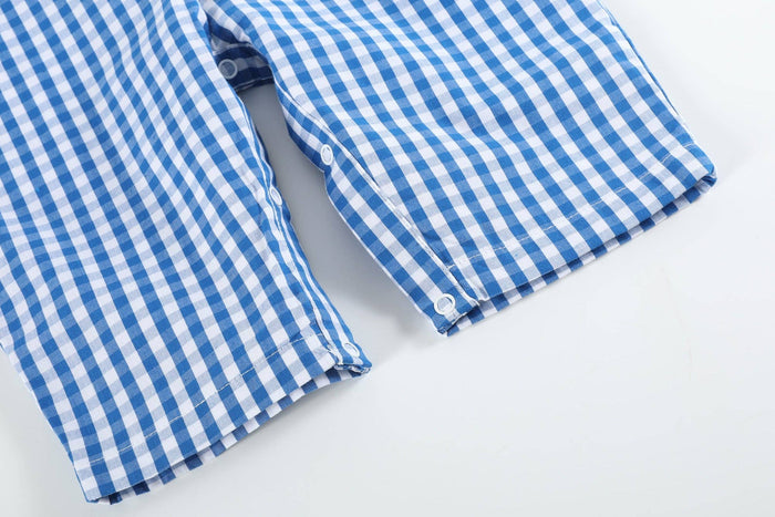 Emergency Vehicle Smocked Overalls: 18-24M