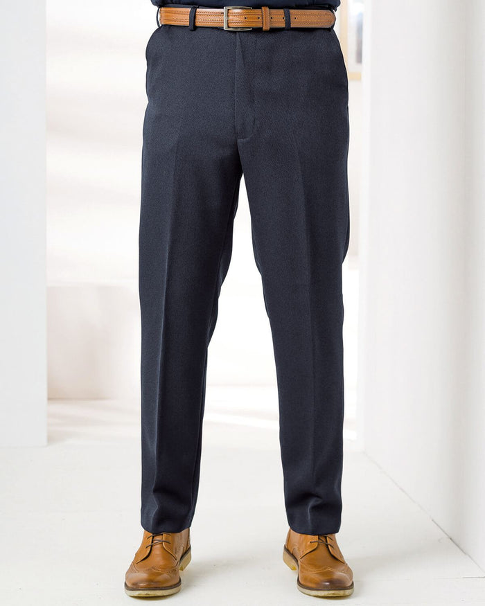 Expandaband Cavalry Twill Trousers - Navy - Country Collection