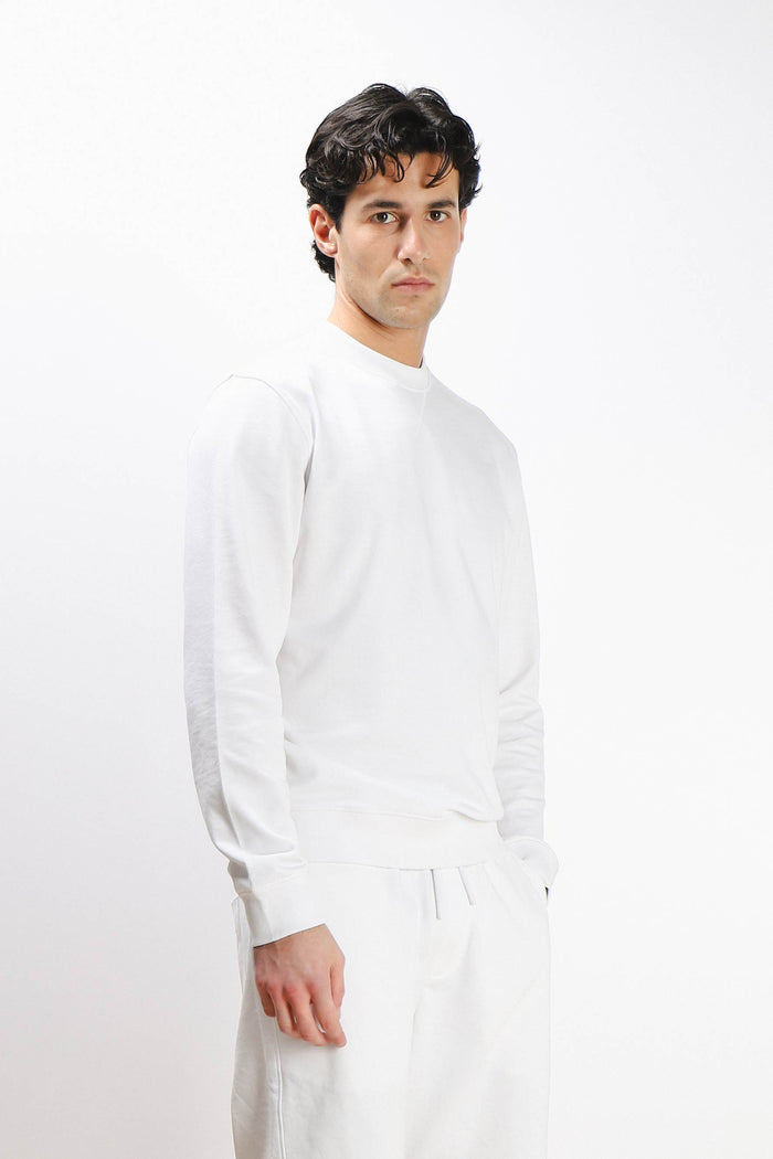 FELPA GIROCOLLO BASIC BIANCO
