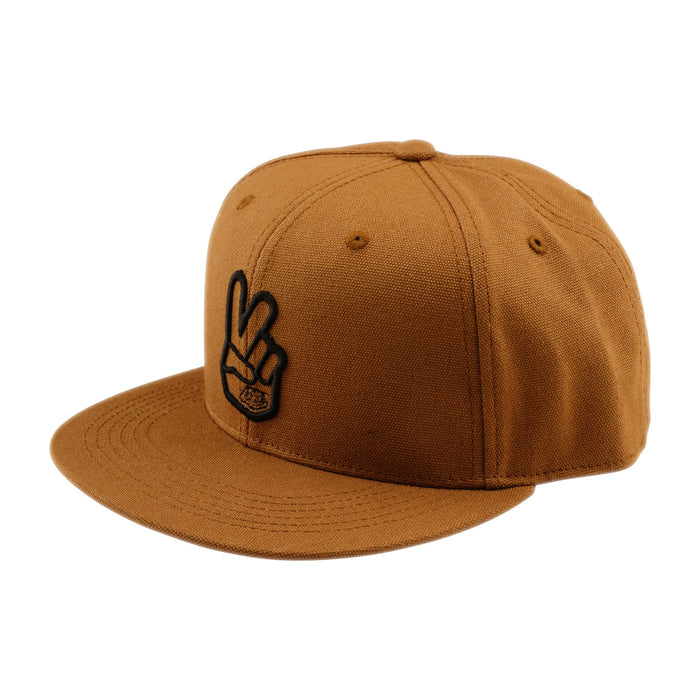 Flat Bill Snapback Peace Sienna