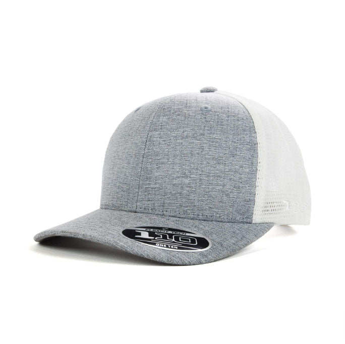 Melange Silver/White