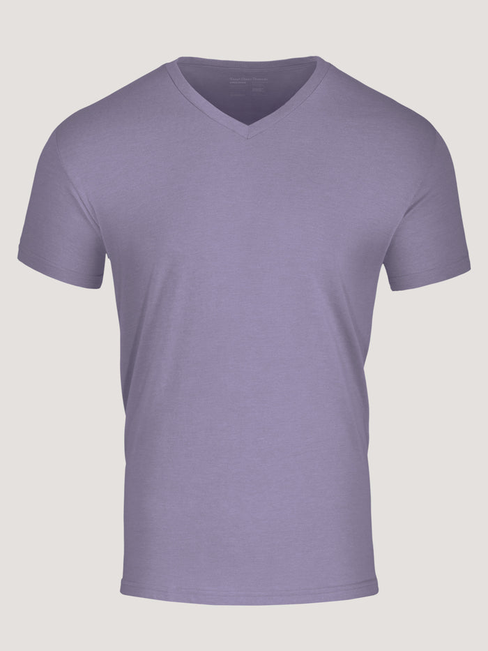 V-Neck Shirts | Men's Tee in Flint Purple at FCT