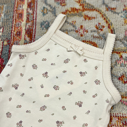 Floral Onesie & Cuffed Pants