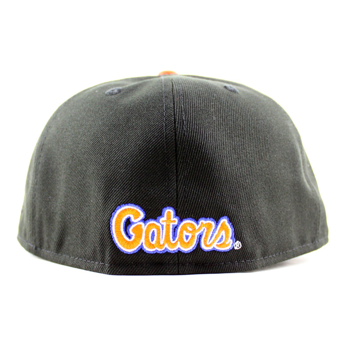 Florida Marlins x Florida Gators New Era 59Fifty Fitted Hat (Black Royal Blue Green Under brim)