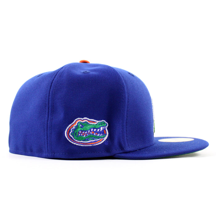 Florida Marlins x Florida Gators New Era 59Fifty Fitted Hat (Royal Blue Green Under brim)