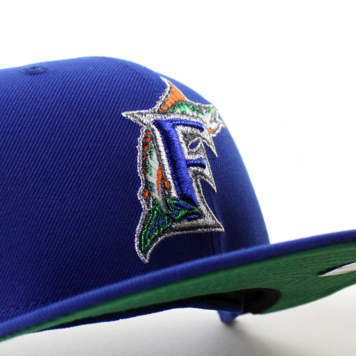 Florida Marlins x Florida Gators New Era 59Fifty Fitted Hat (Royal Blue Green Under brim)