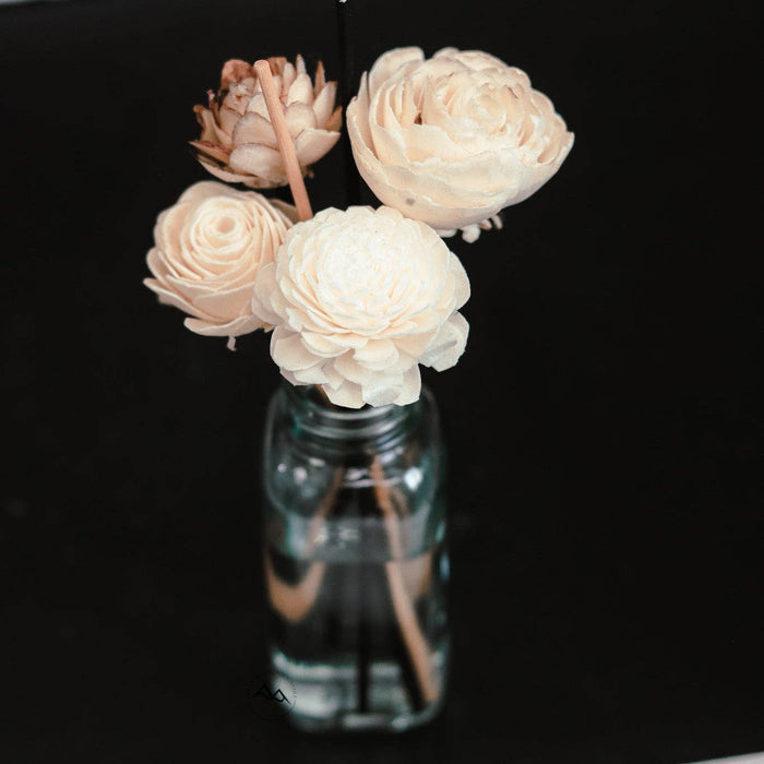 cedar mountain candle home diffuser flower reeds sola wood