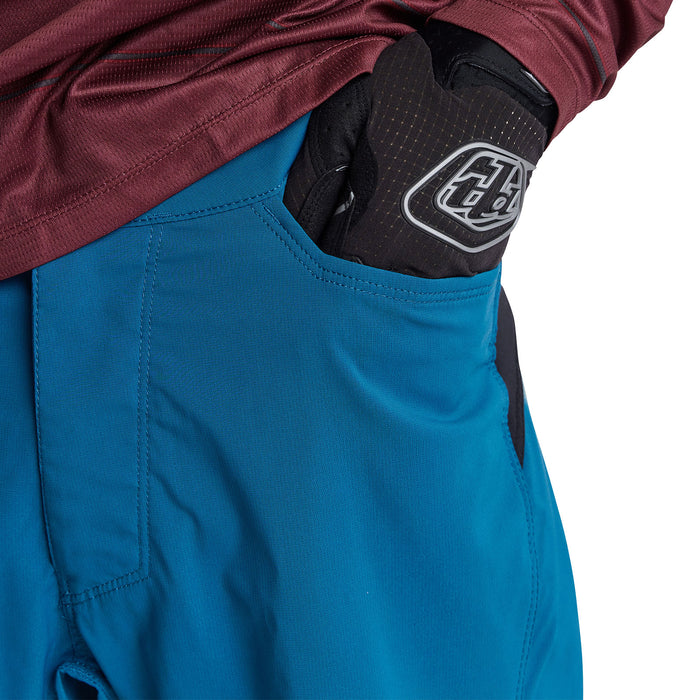 Flowline Short W/Liner Solid Slate Blue