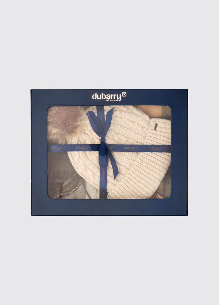 Foley Matching hat and scarf gift set - Dusky Green