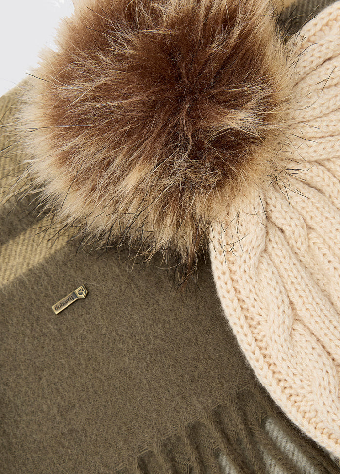 Foley Matching hat and scarf gift set - Dusky Green