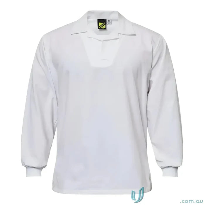 WorkCraft WS3015 Food Industry Jac Shirt Modesty in White