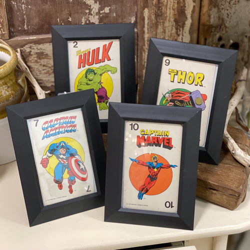 Framed 1978 Marvel Cards