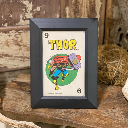 Framed 1978 Marvel Cards