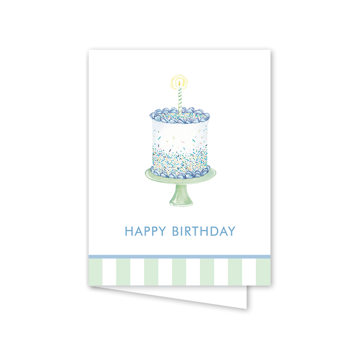 Funfetti Blue Cake Birthday