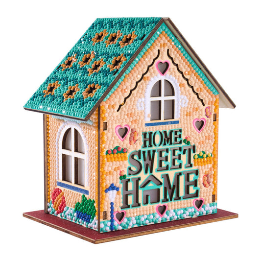 Gem House - Home Sweet Home - Diamond Art Club DIY Kit
