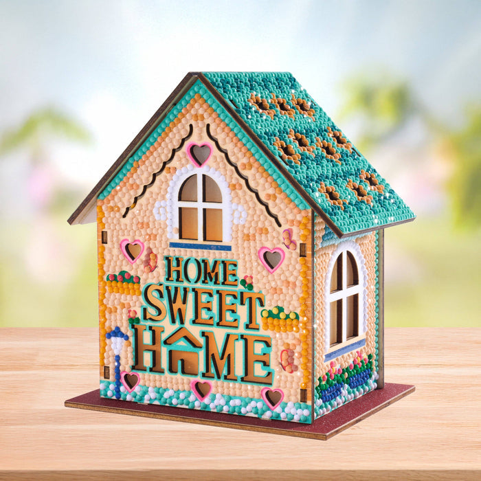 Gem House - Home Sweet Home - Diamond Art Club DIY Kit