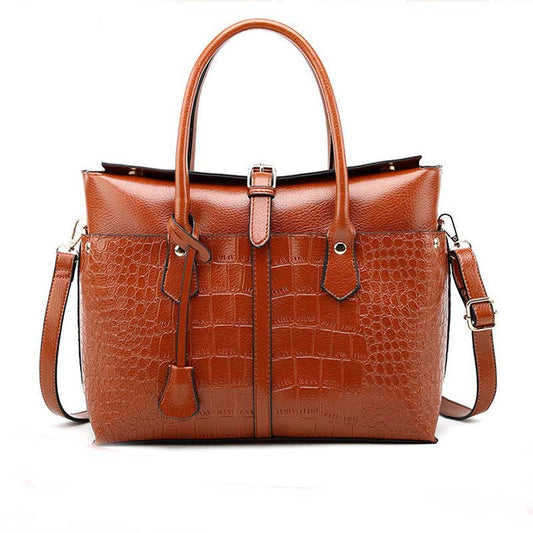 H1321 - Fashion crocodile pattern single-shoulder Handbag