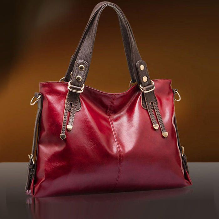 H1700 - Melani Red Tote Bag
