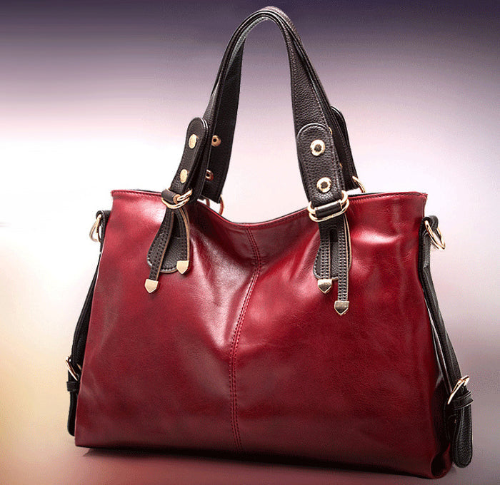 H1700 - Melani Red Tote Bag