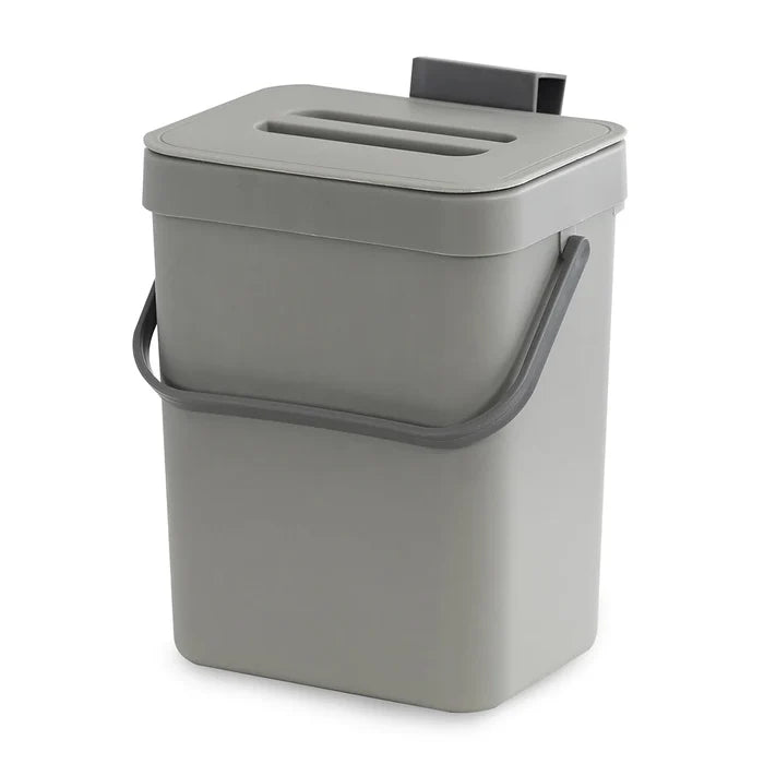 Hanging Kitchen Waste Bin with Lid 3L