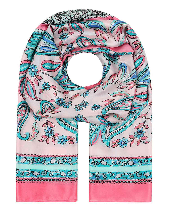Harmony Floral Viscose Scarf - Image 2 - Country Collection