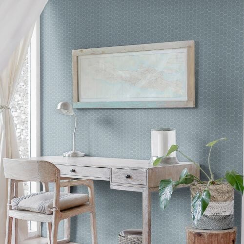 Hexa Azure Mist Mosaic 31.6x31.6 Box Terratinta