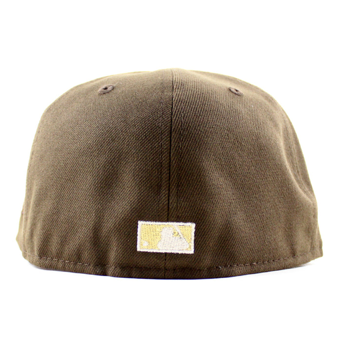 Houston Astros AstroDome New Era 59Fifty Fitted Hat (Walnut Black Red Under Brim)