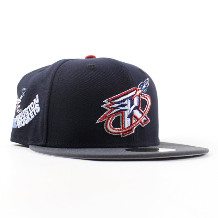 Houston Rockets New Era 59Fifty Fitted Hat (Navy Graphite Gray Under Brim)