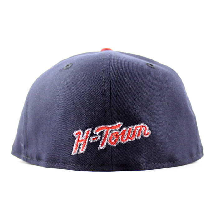 Houston Rockets New Era 59Fifty Fitted Hat (Navy Graphite Gray Under Brim)