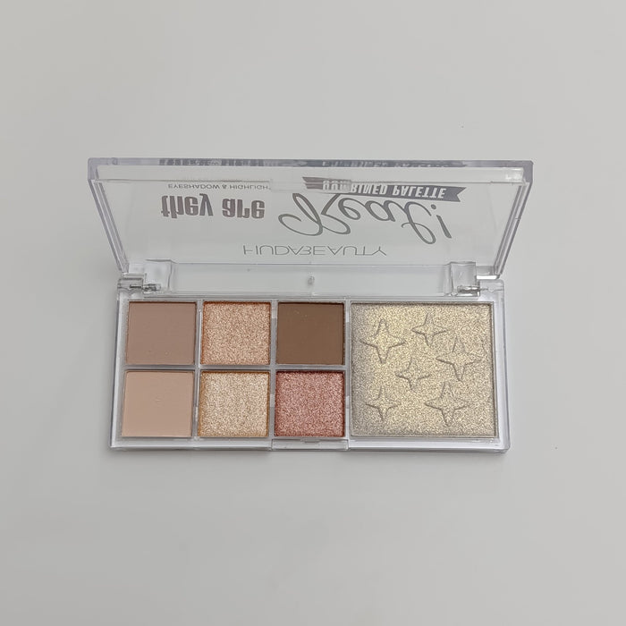 Huda Beauty "They Are Real!" Combined Eyeshadow & Highlighter Palette - Lotshop.pk