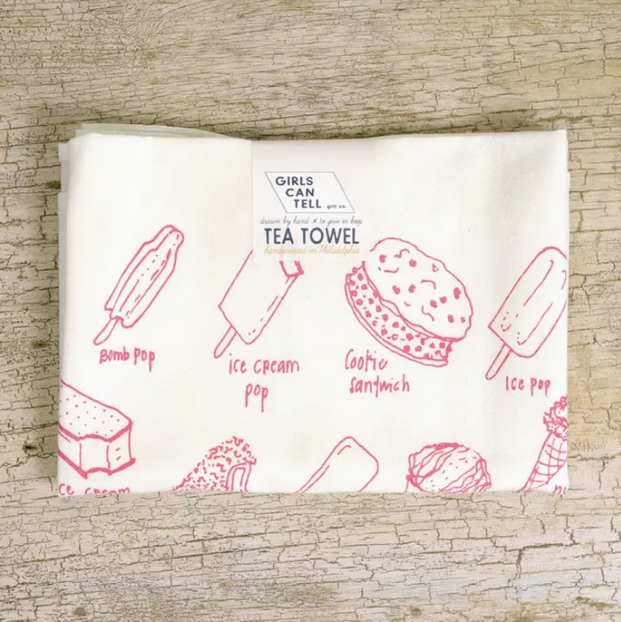 Ice Pops Tea Towel
