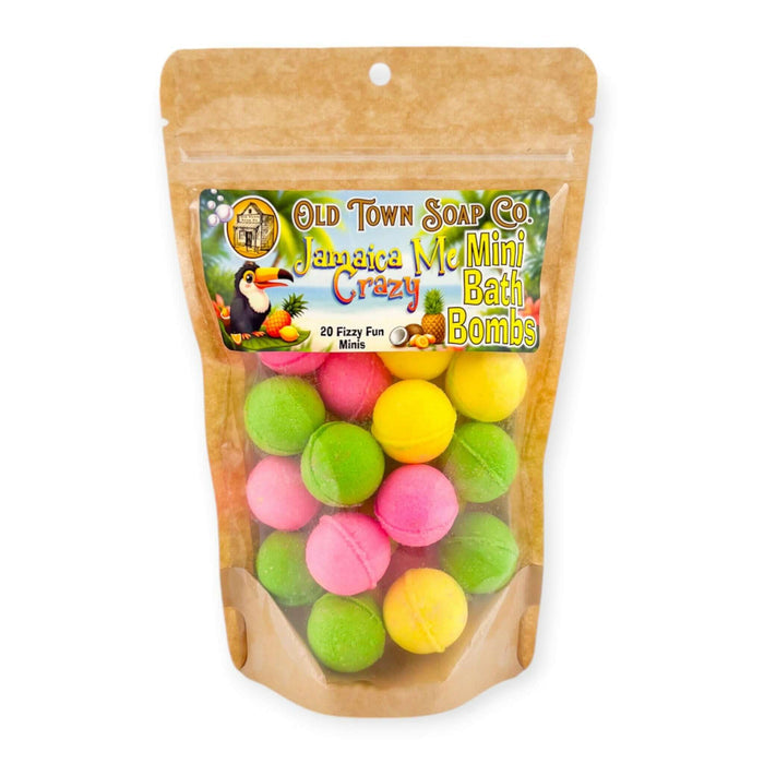 Jamaica Me Crazy Mini Bath Bombs - Old Town Soap Co.