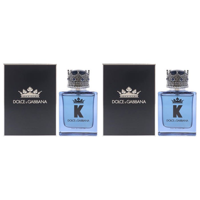 K by Dolce and Gabbana for Men - 1.6 oz EDP Spray - Pack of 2