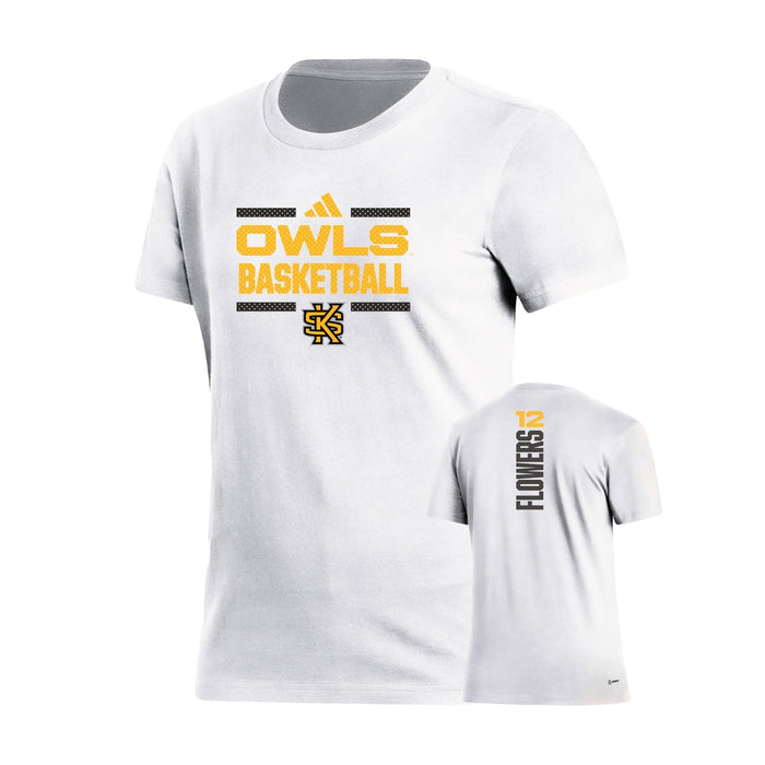 Kaelyn Flowers : Women's Fresh Short Sleeve Tee  - White