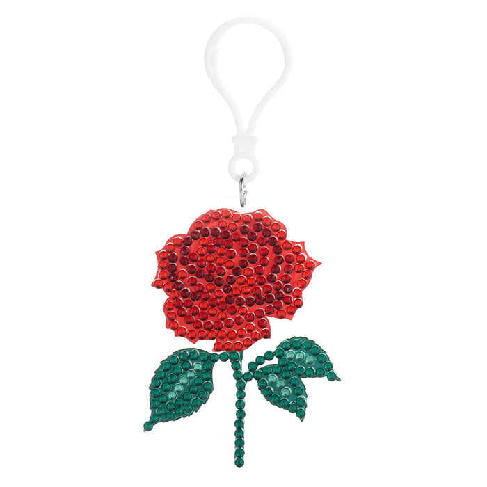 Keychain - Enchanted Rose - Diamond Art Club DIY Kit