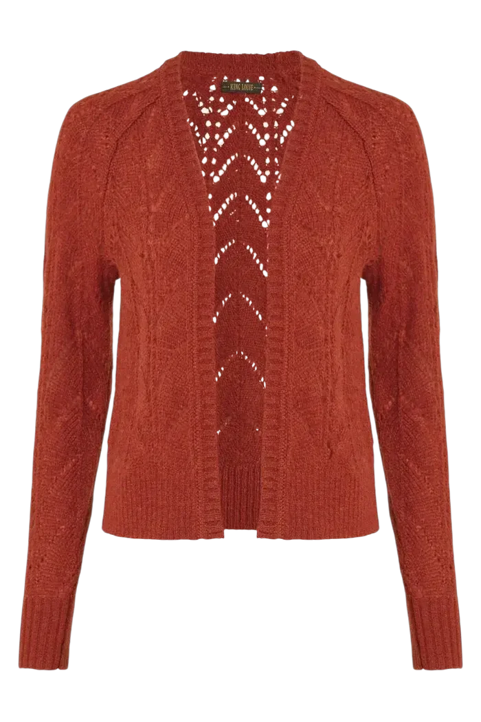 KIING LOUIE Blanca Cardi Orcia - Spicy Brown